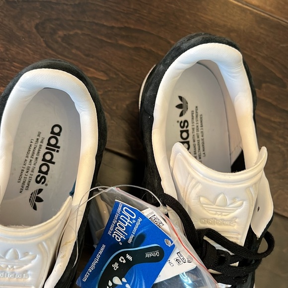 Adidas gazelle stitch and Turn black suede men’s 8 NWT - Picture 4 of 11